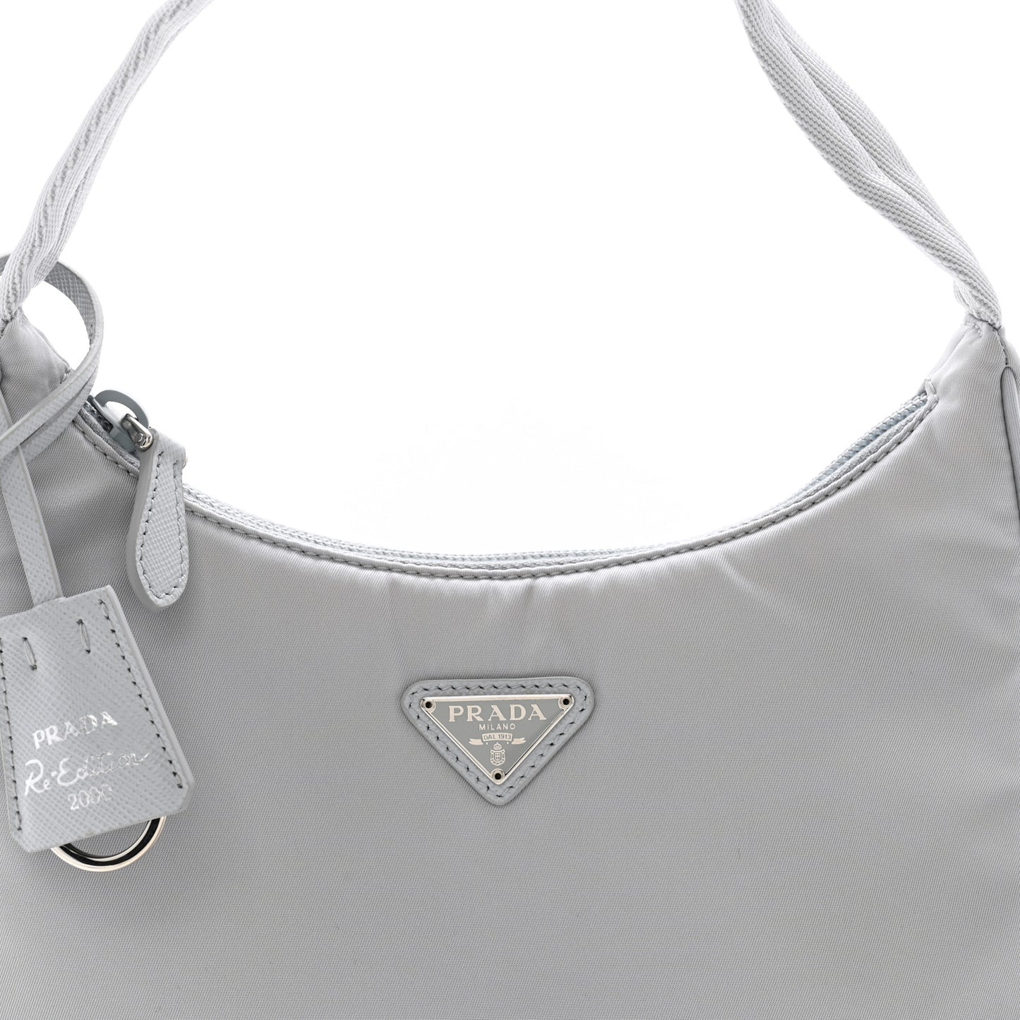 Tessuto Nylon Mini Re-Edition 2000 Bag Fiordaliso