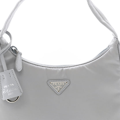 Prada Tessuto Nylon Mini Re-Edition 2000 Bag Fiordaliso 8 of 10