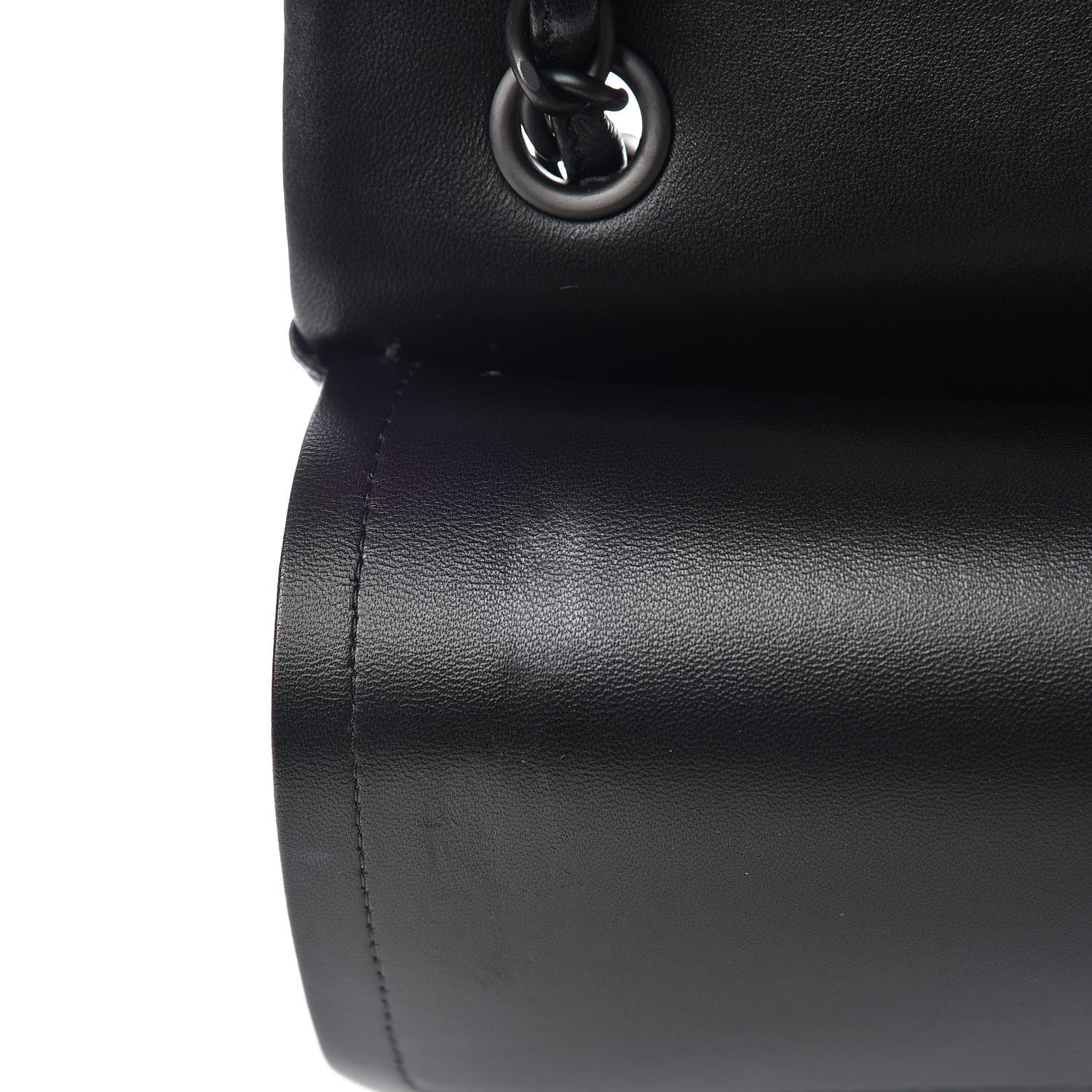 Chanel Lambskin Quilted Jumbo Double Flap So Black 18 of 25