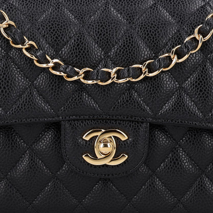 Chanel Caviar Quilted Small Double Flap Black 8 of 11