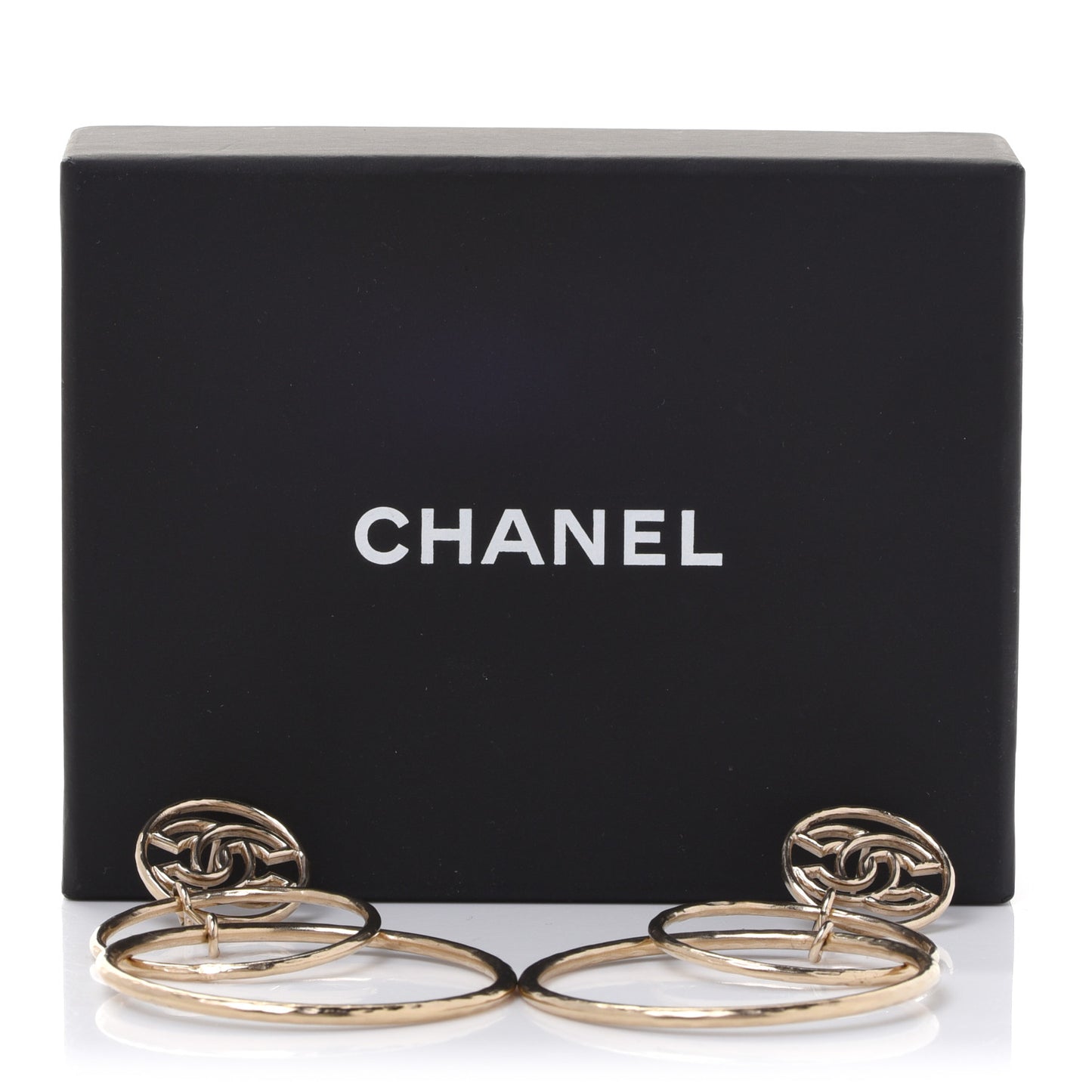 Hoop Cuba CC Earrings Gold