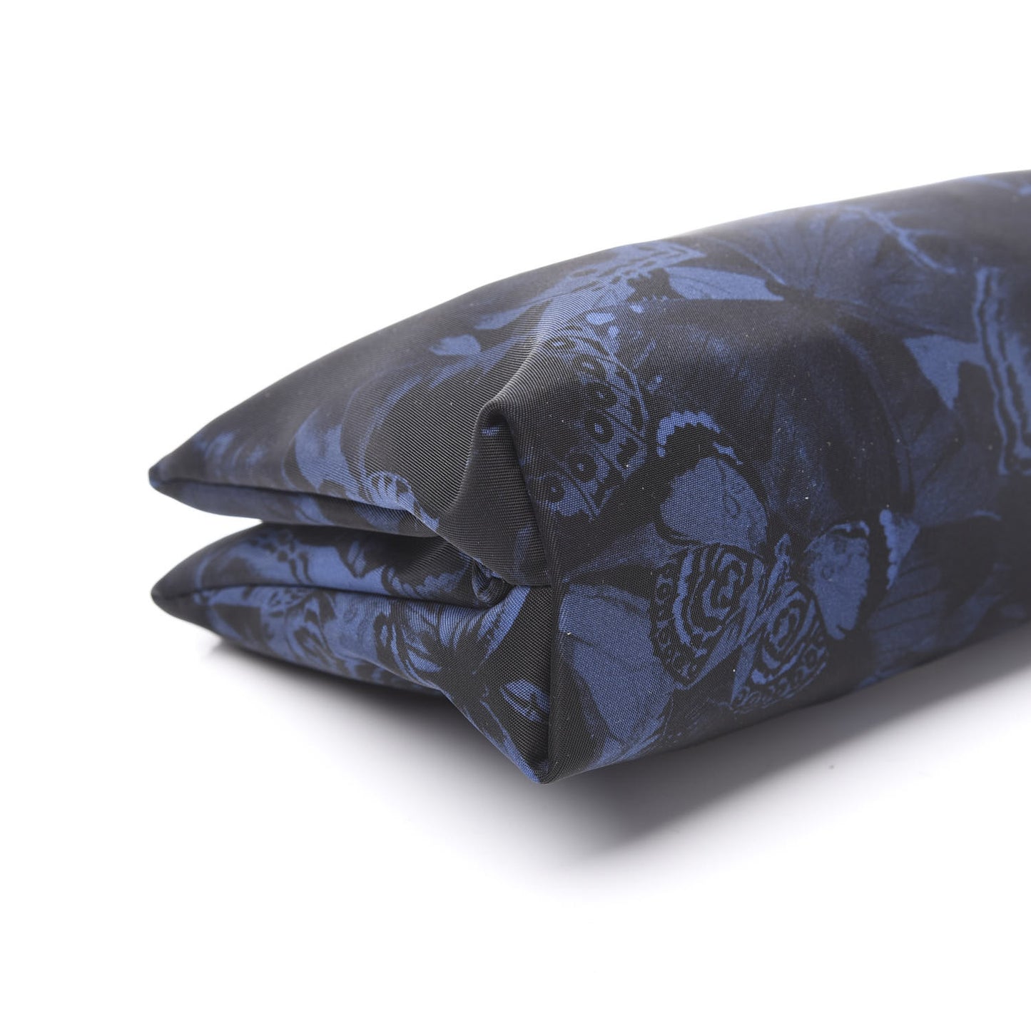 Nylon Camubutterfly Rockstud Double Zip Pouch Marine