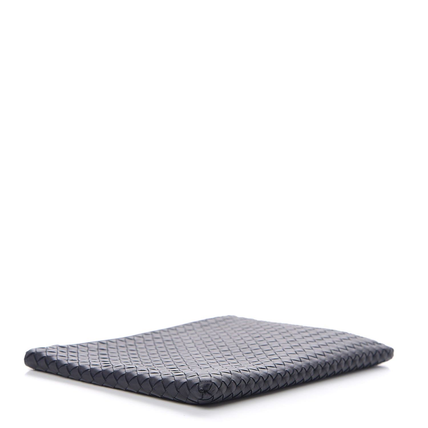 Bottega Veneta Nappa Intrecciato Large Flat Zip Biletto Pouch Black 3 of 7