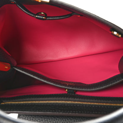 Louis Vuitton Taurillon Capucines PM Black 5 of 10
