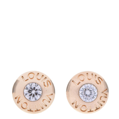 Louis Vuitton 18K Yellow Gold Diamond Clous Ear Studs Earrings 1 of 4