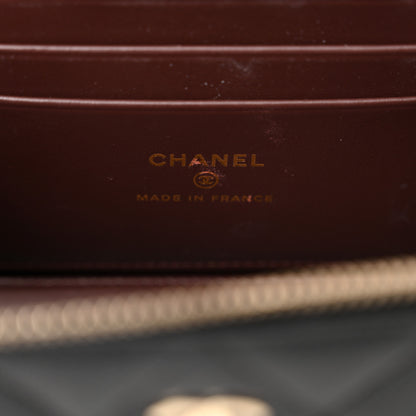 Chanel Caviar Quilted Small Vanity Case With Chain Black 6 of 15