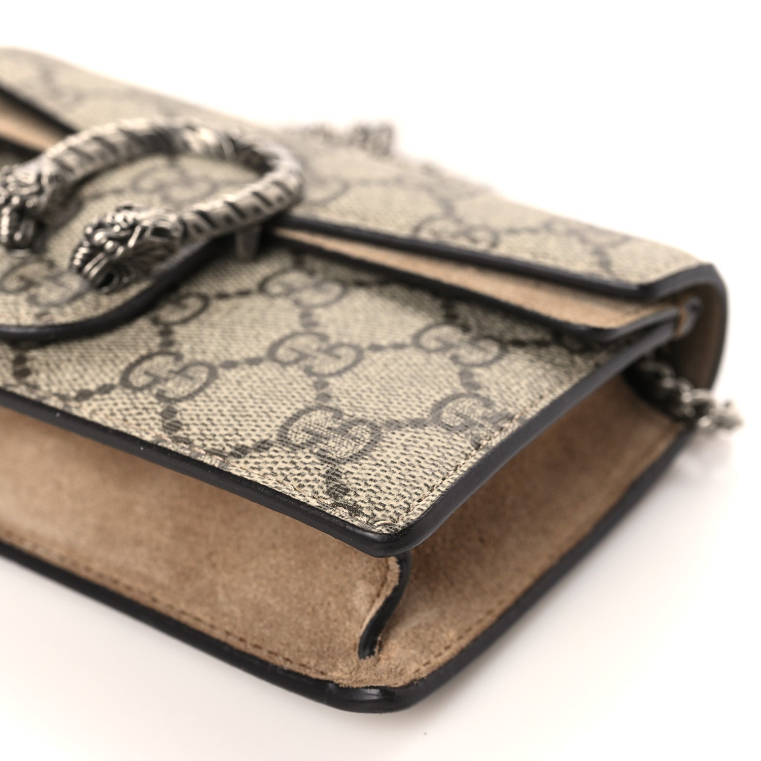 Gucci GG Supreme Monogram Super Mini Dionysus Shoulder Bag Taupe 8 of 8