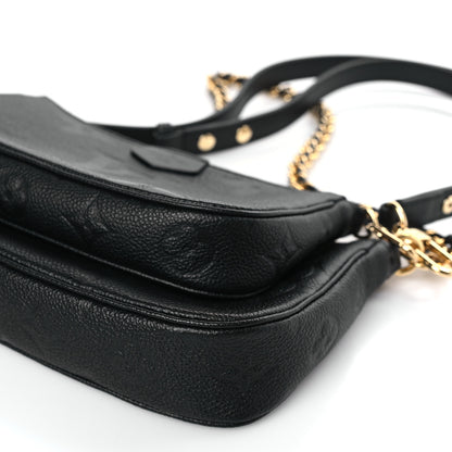 Louis Vuitton Empreinte Monogram Giant Multi Pochette Accessories Black 9 of 10
