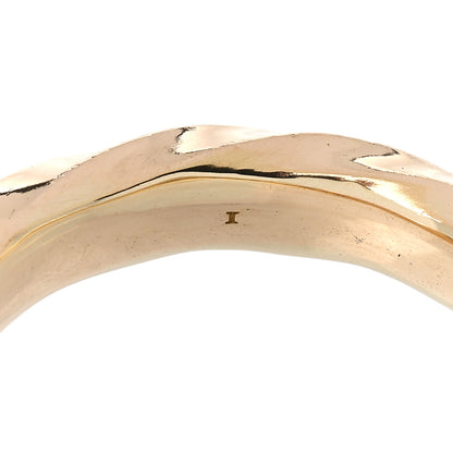 David Yurman 18K Yellow Gold 4mm Cable Edge Band Ring 51 5.75 5 of 5