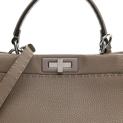 Fendi Cuoio Romano Selleria Medium Peekaboo Iconic Satchel Corda 8 of 8