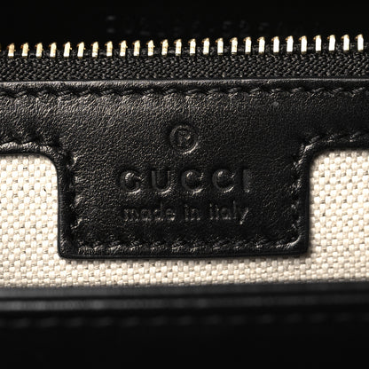 Gucci Calfskin GG Matelasse Large Slim Chain Shoulder Bag Black Natural 6 of 12