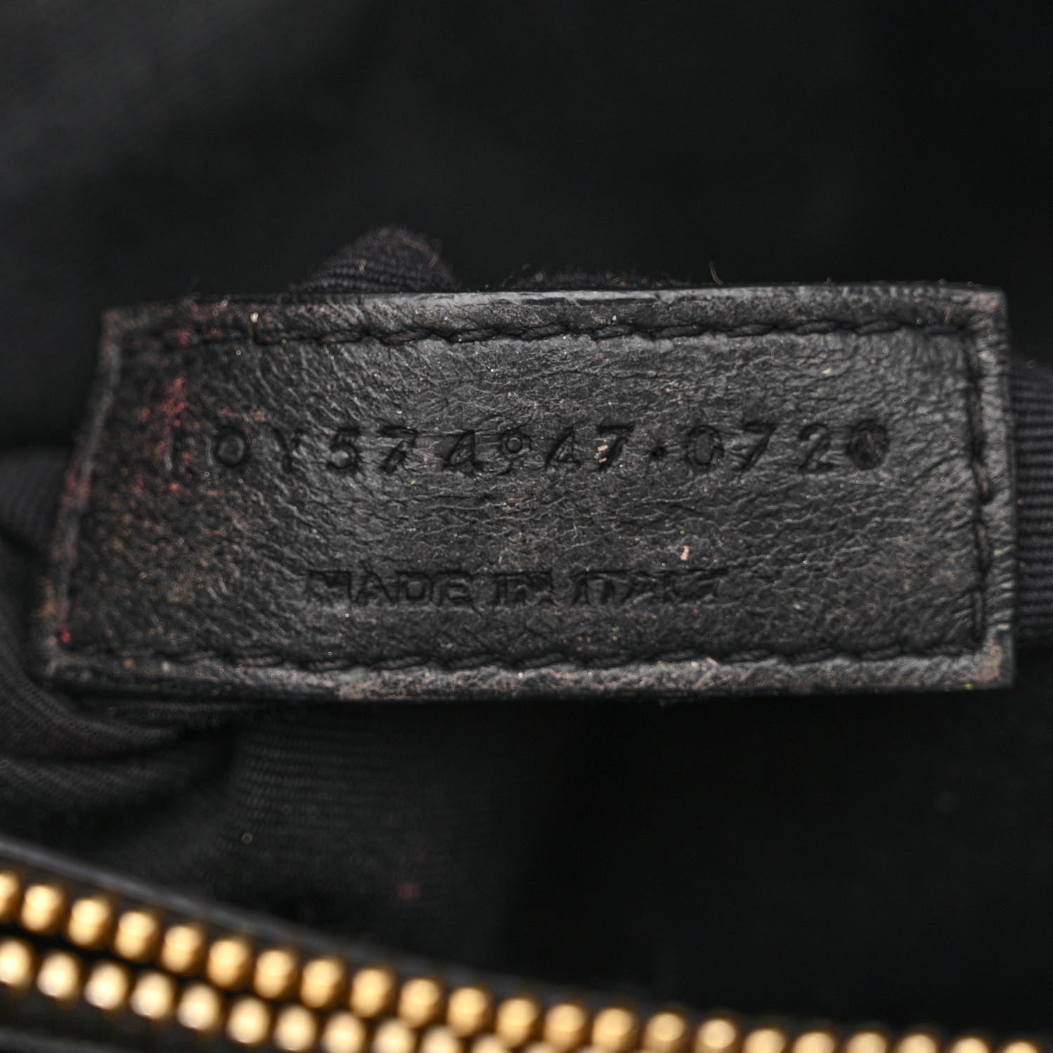 Saint Laurent Calfskin Y Quilted Monogram Large Loulou Chain Satchel Black 7 of 12