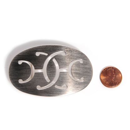 Hermes Brushed Palladium 32mm Philippine Belt Buckle 2 of 4