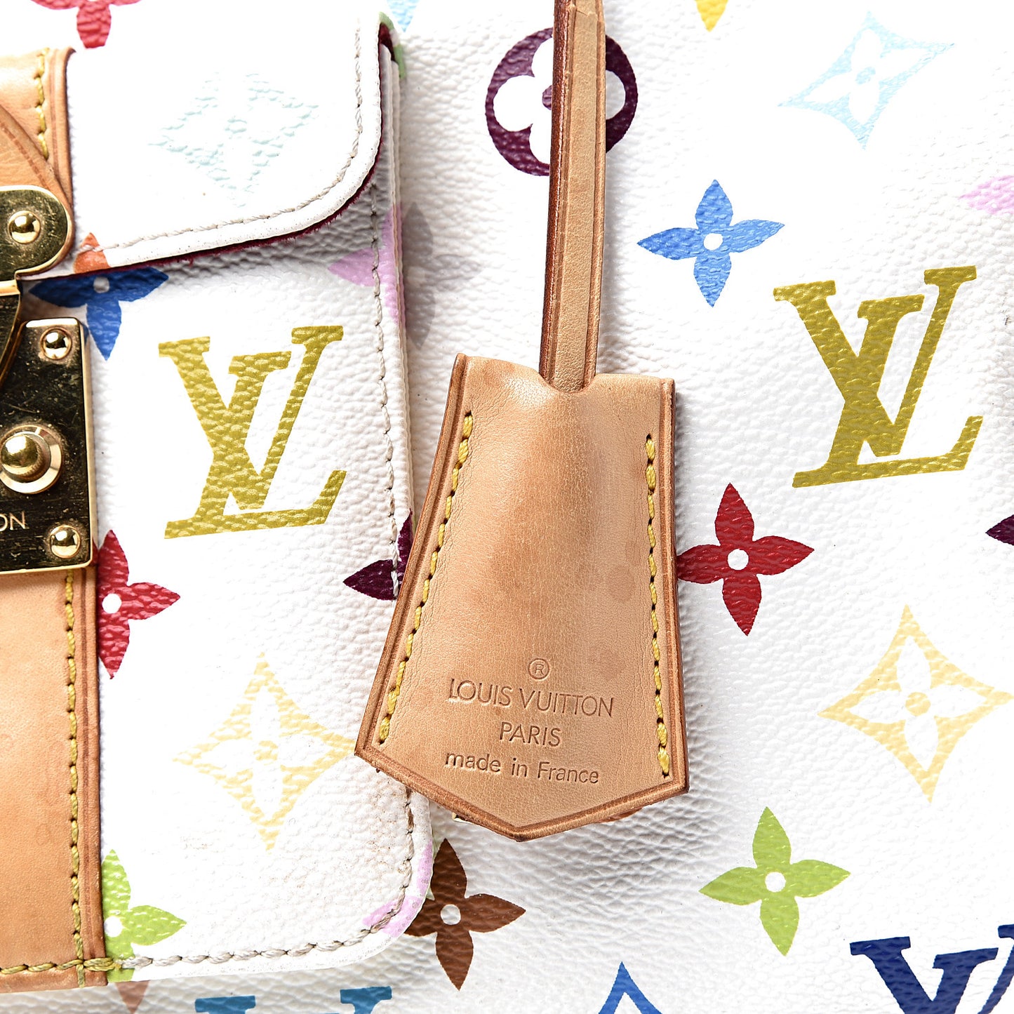 Monogram Multicolor Speedy 30 White