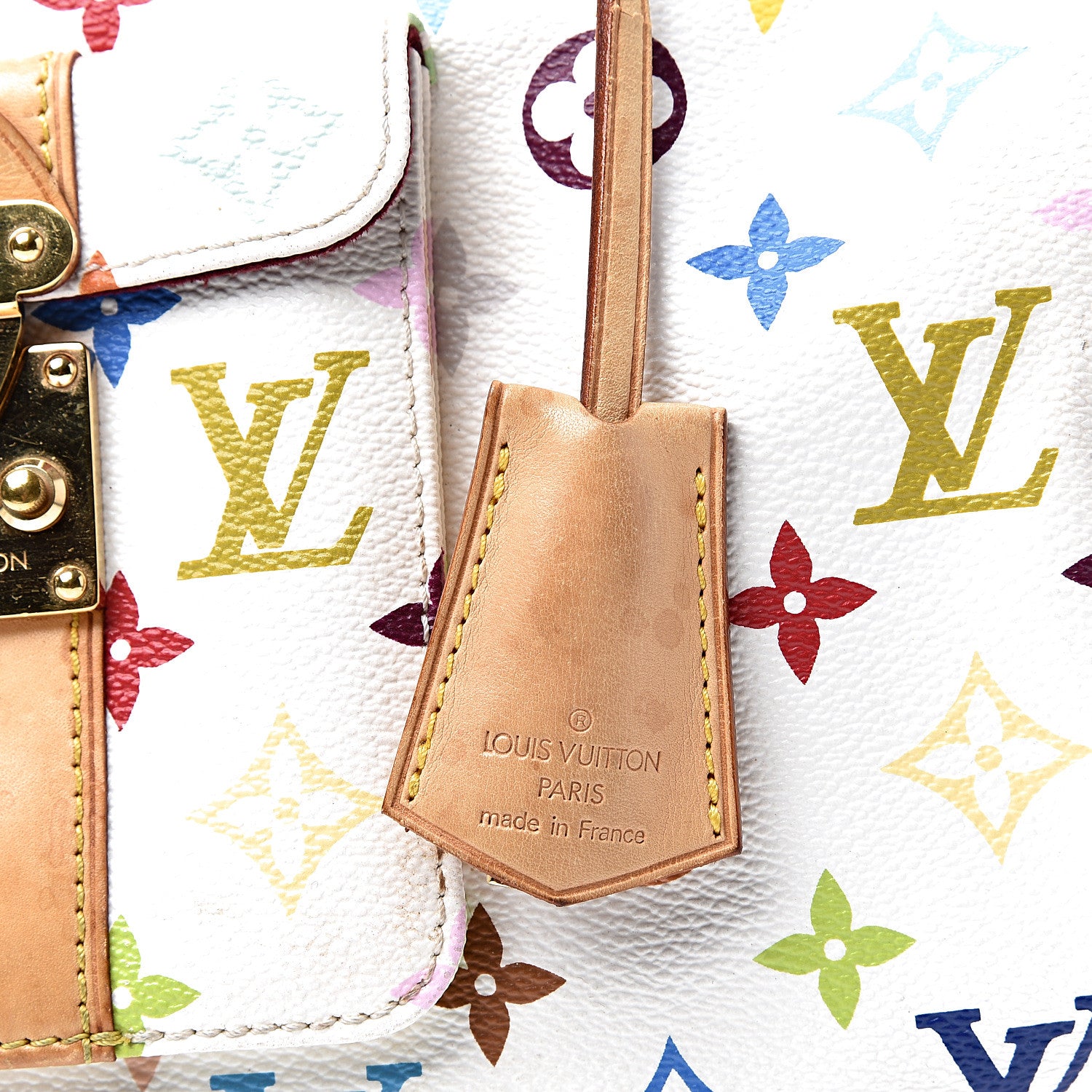Louis Vuitton Monogram Multicolor Speedy 30 White 10 of 12
