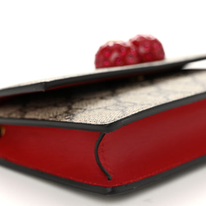 Gucci GG Supreme Monogram Mini Cherry Chain Bag 8 of 10