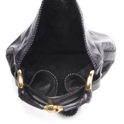 Gucci Calfskin Large Horsebit Chain Hobo Black 5 of 10