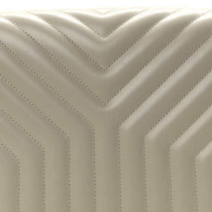 Saint Laurent Calfskin Quilted Y Joan Satchel Crema Soft 8 of 10