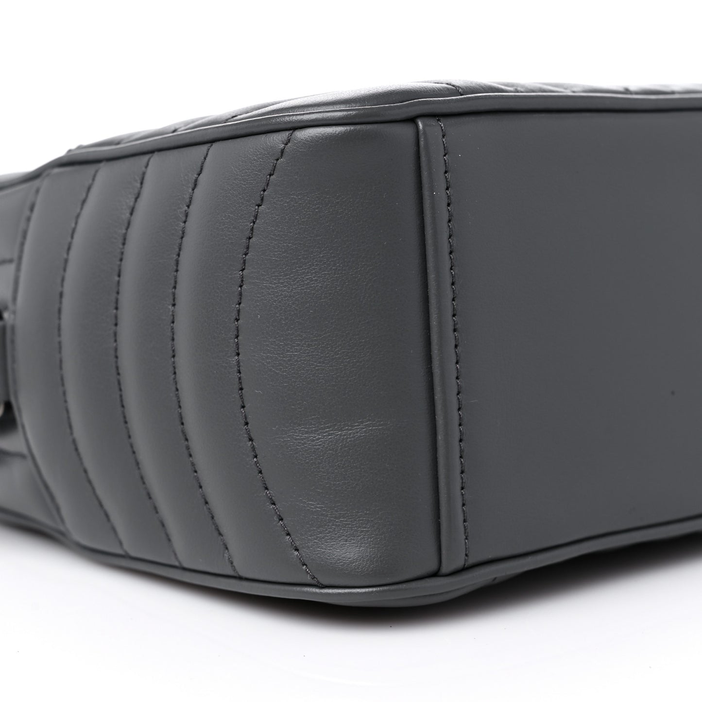 Soft Calfskin Diagramme Crossbody Bag Mercurio