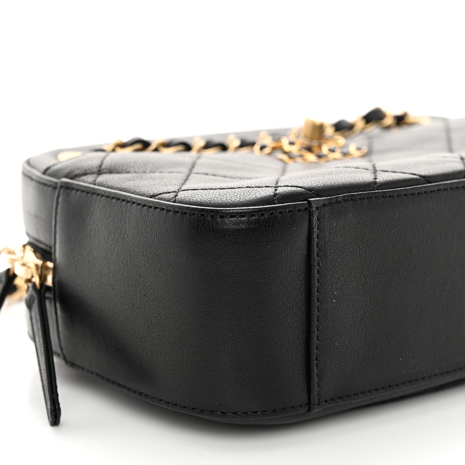 Chanel Goatskin Quilted 19 Camera Case Black 9 of 10