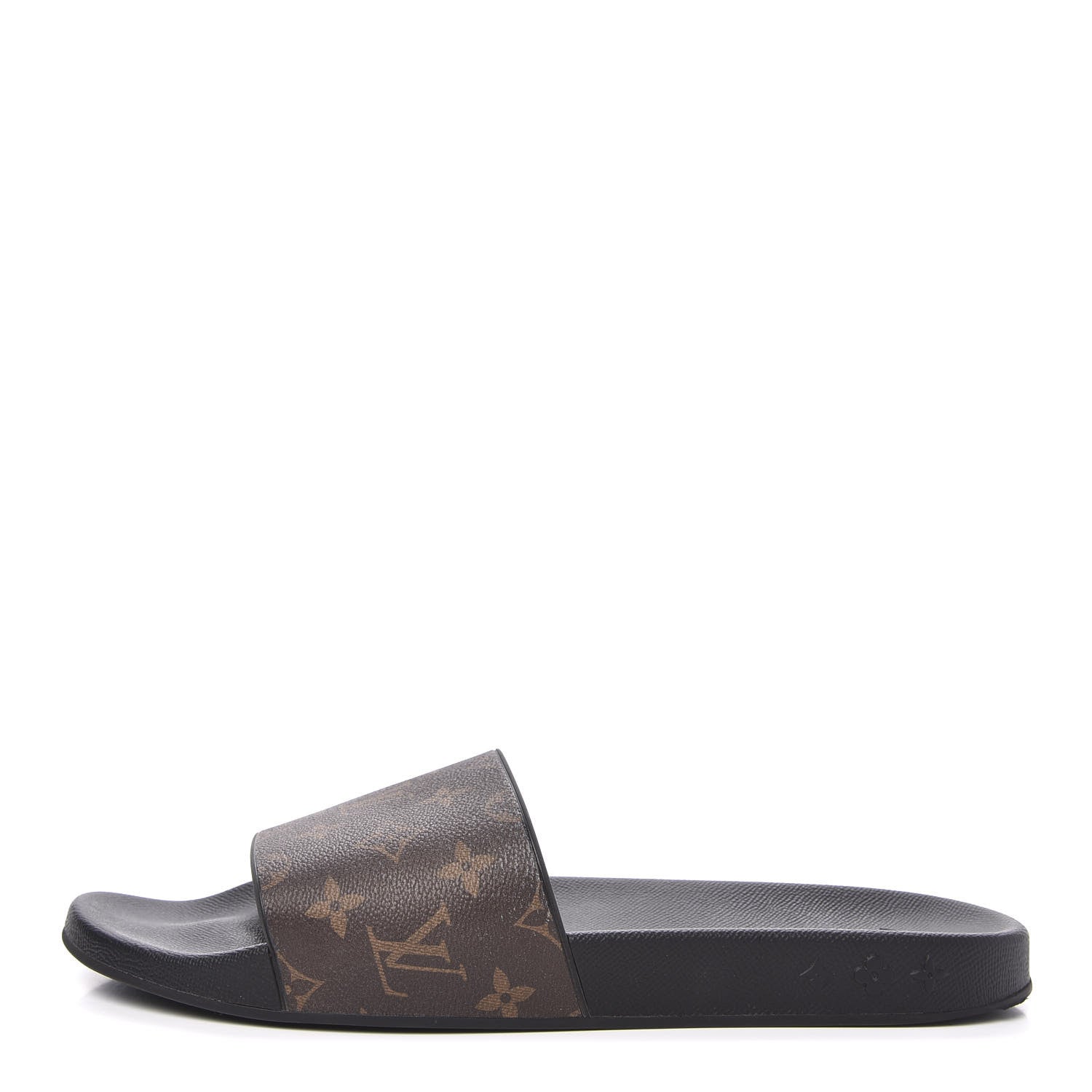 Louis Vuitton Rubber Monogram Mens Waterfront Mules 11 Macassar 1 of 10