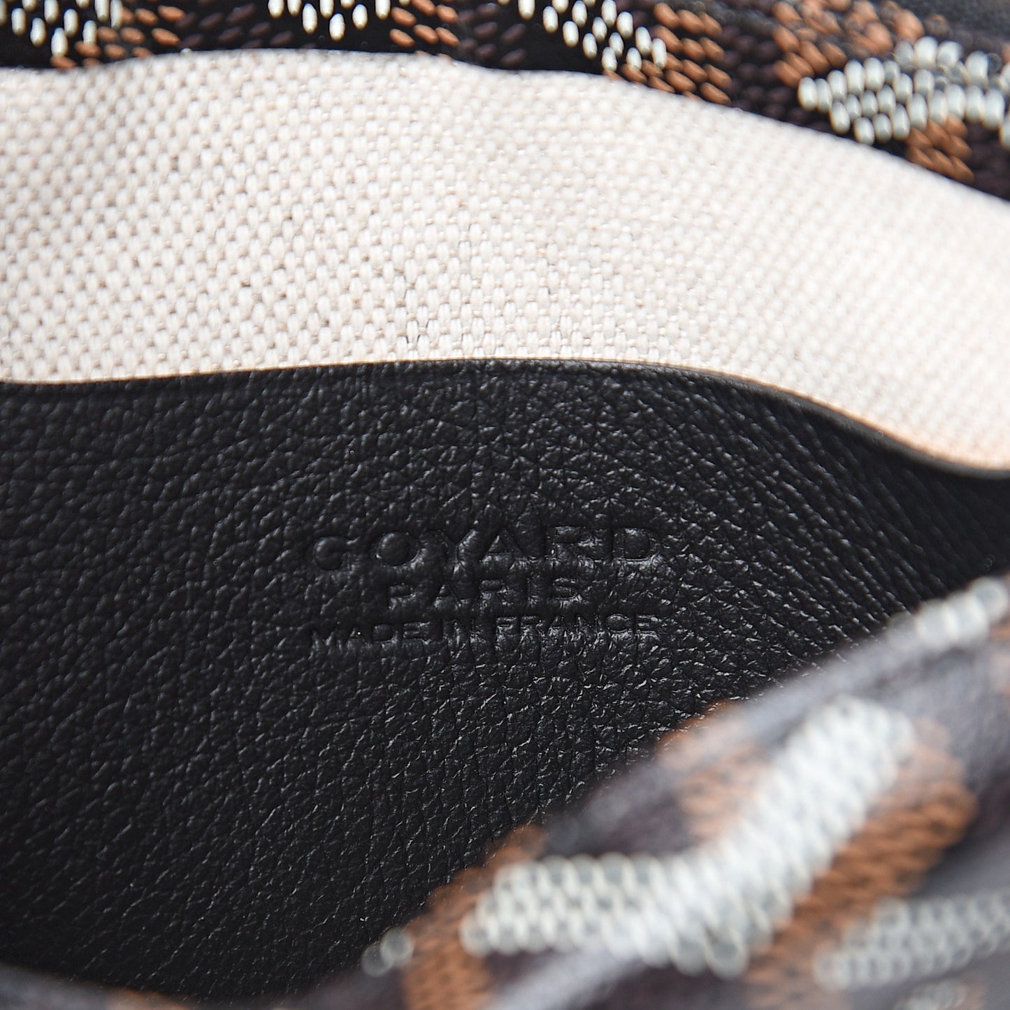 Goyardine Plumet Wallet Clutch Black