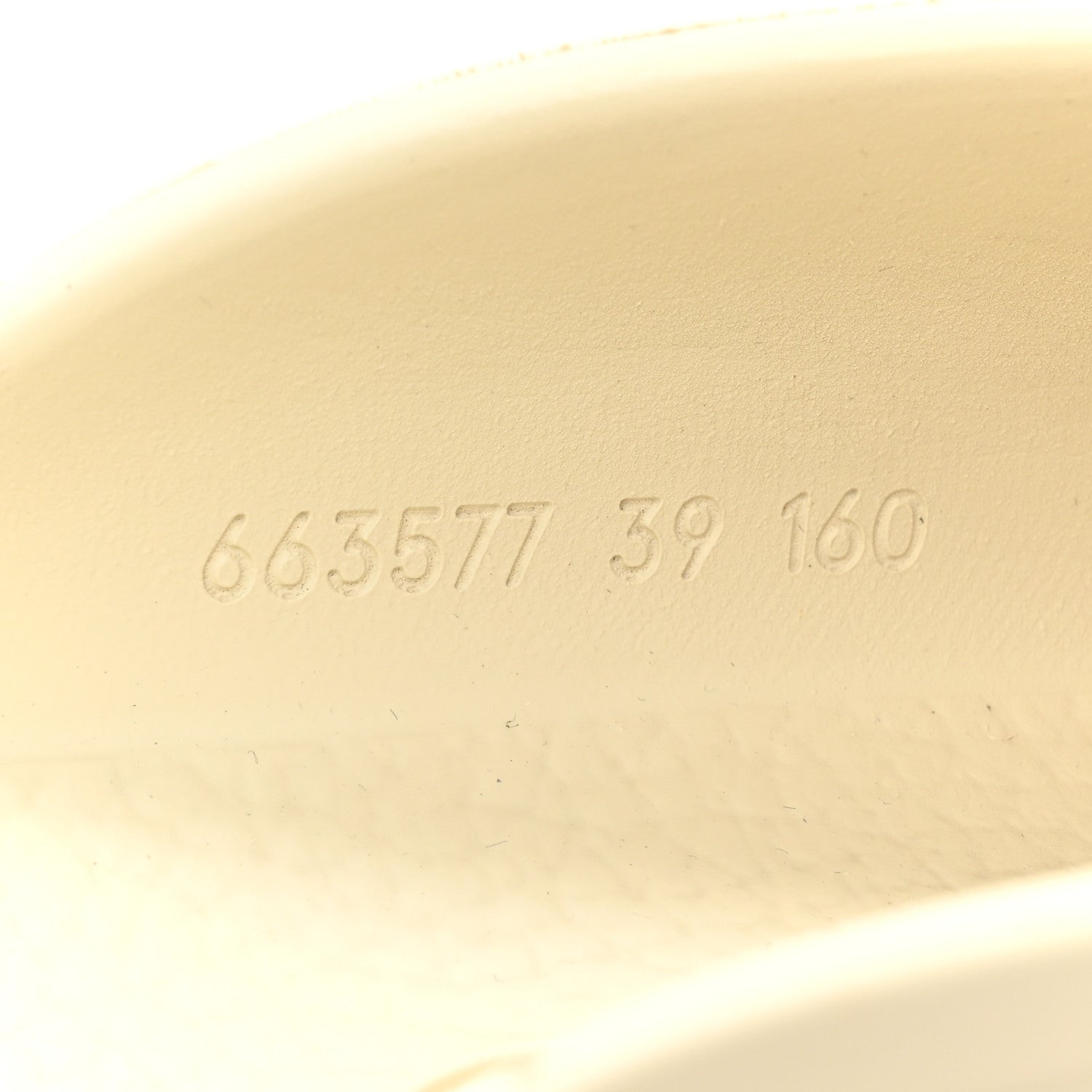Gucci Rubber GG Monogram Perforated Elea Platform 55mm Lug Sole Sandals 39 Mystic White 8 of 16