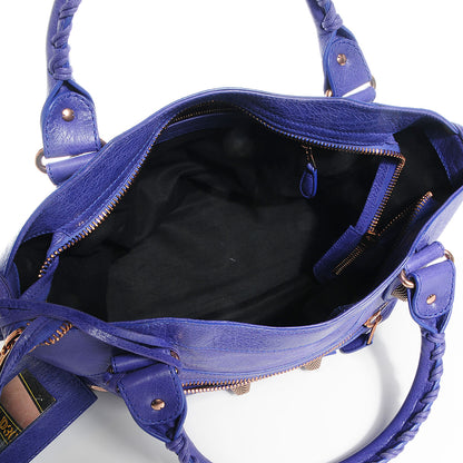 Balenciaga Agneau Giant 21 Rose Gold Hardware City Bleu Lavande 9 of 15