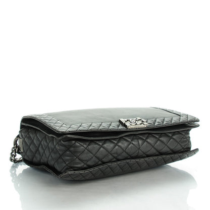 Chanel Calfskin Large Boy Reverso Flap Black 4 of 8