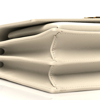 Saint Laurent Calfskin Medium Monogram Sunset Blanc Vintage 8 of 9