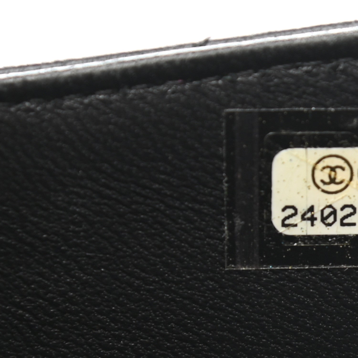 Chanel Lambskin Quilted Classic Zip Pouch Black 7 of 8