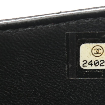 Chanel Lambskin Quilted Classic Zip Pouch Black 7 of 8