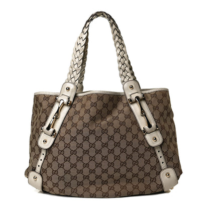 Gucci Monogram Medium Pelham Shoulder Bag Off White 1 of 20