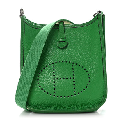 Hermes Taurillon Clemence Amazone Evelyne TPM Bambou 1 of 9