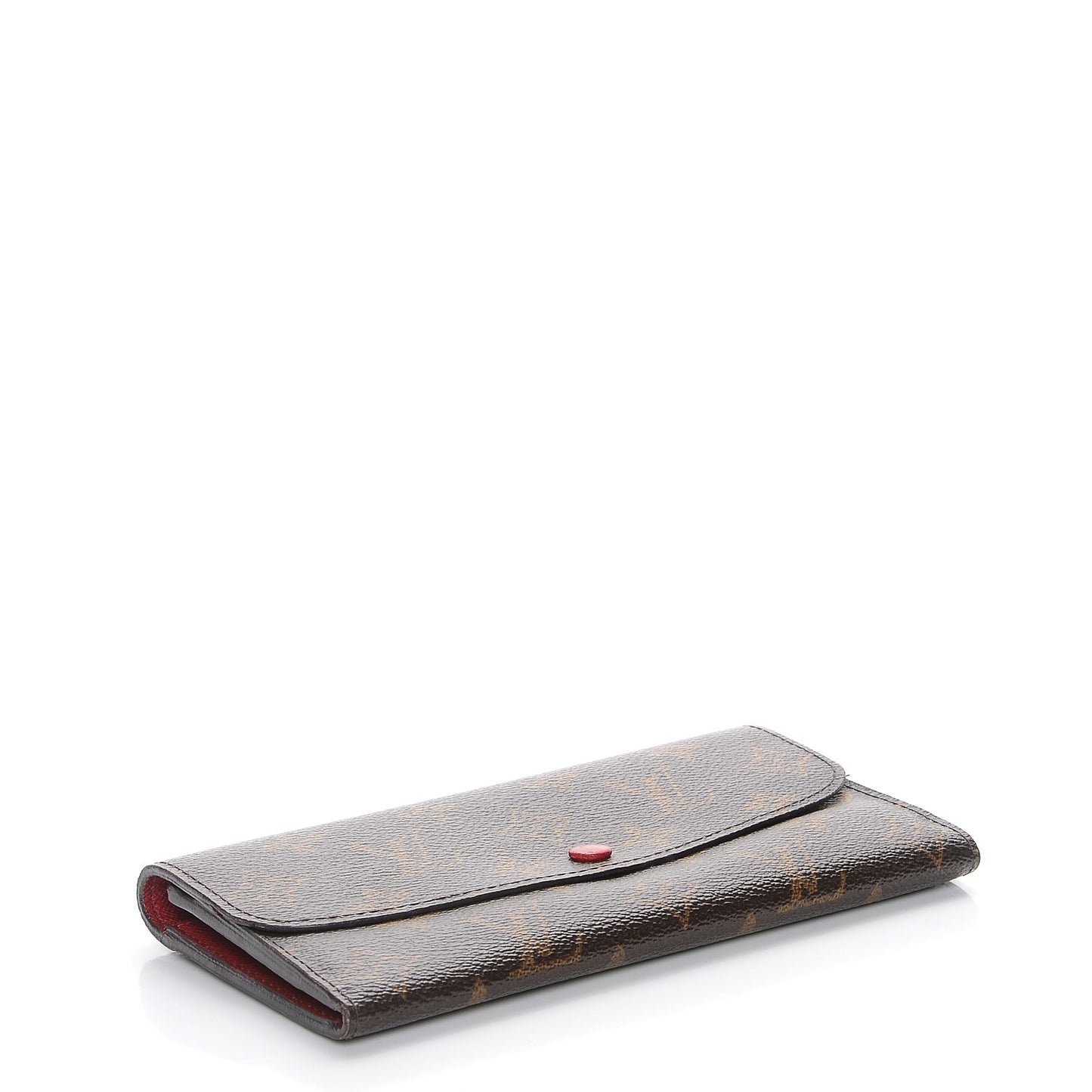 Monogram Emilie Wallet Red
