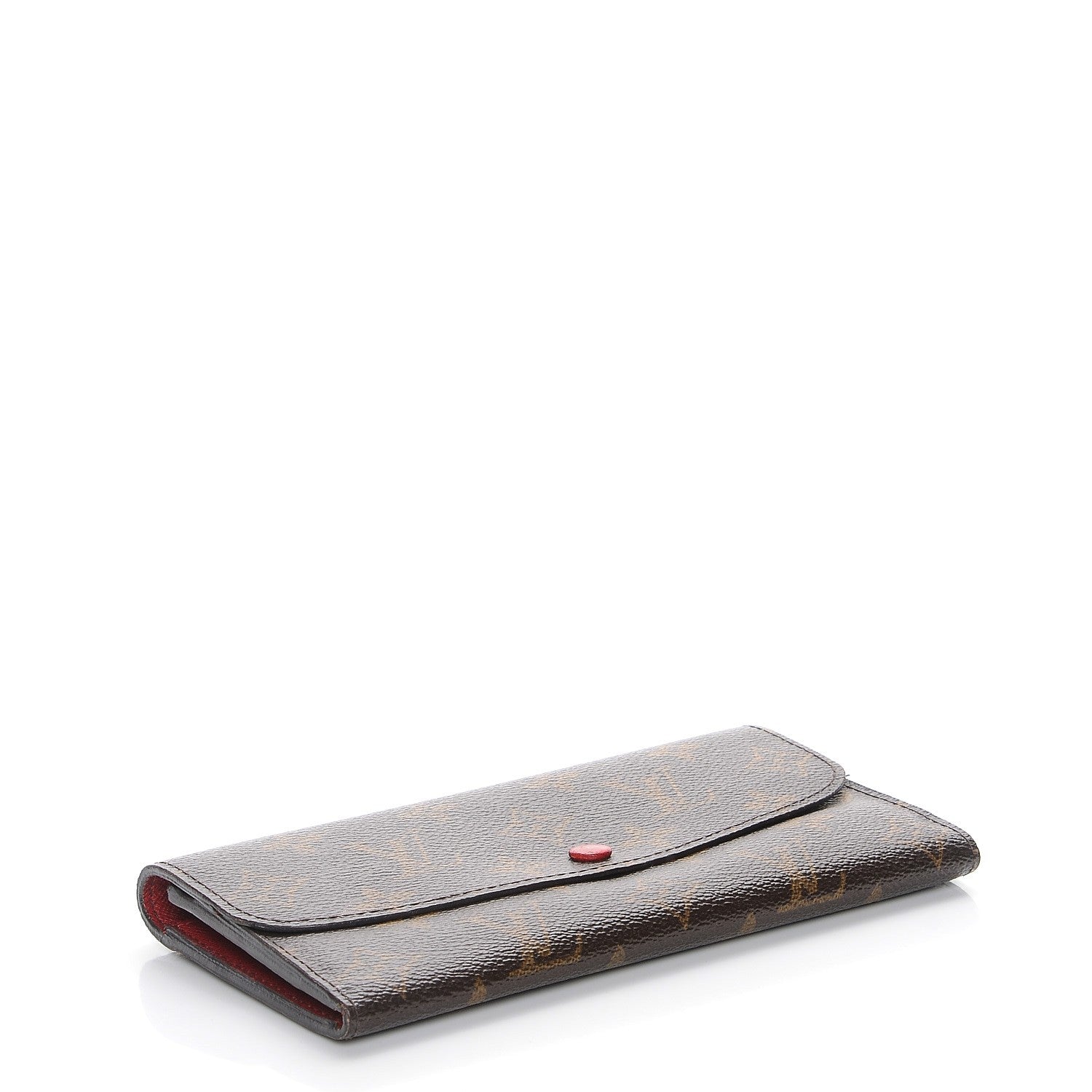 Louis Vuitton Monogram Emilie Wallet Red 5 of 13