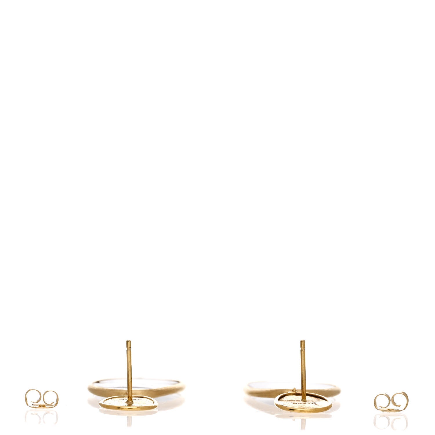 Marco Bicego 18K Yellow Gold Black Mother of Pearl Lunaria Drop Earrings 3 of 4