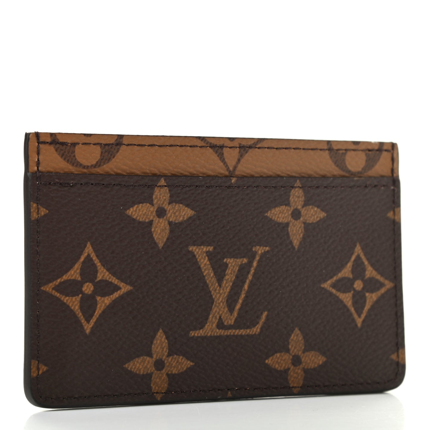 Reverse Monogram Card Holder