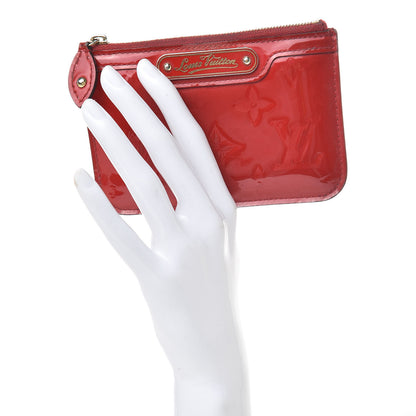Louis Vuitton Vernis Key Pouch Cherry 2 of 12