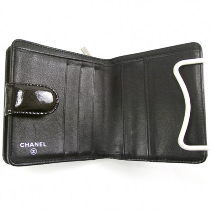 Chanel Patent French Wallet Black 5 of 9