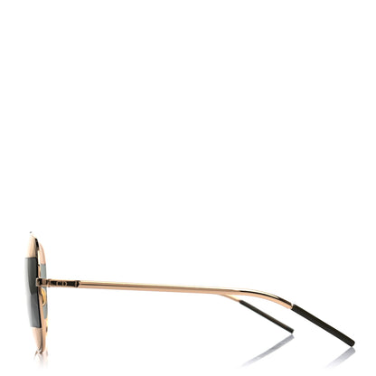 Christian Dior Split 1 Aviator Sunglasses Gold 3 of 6
