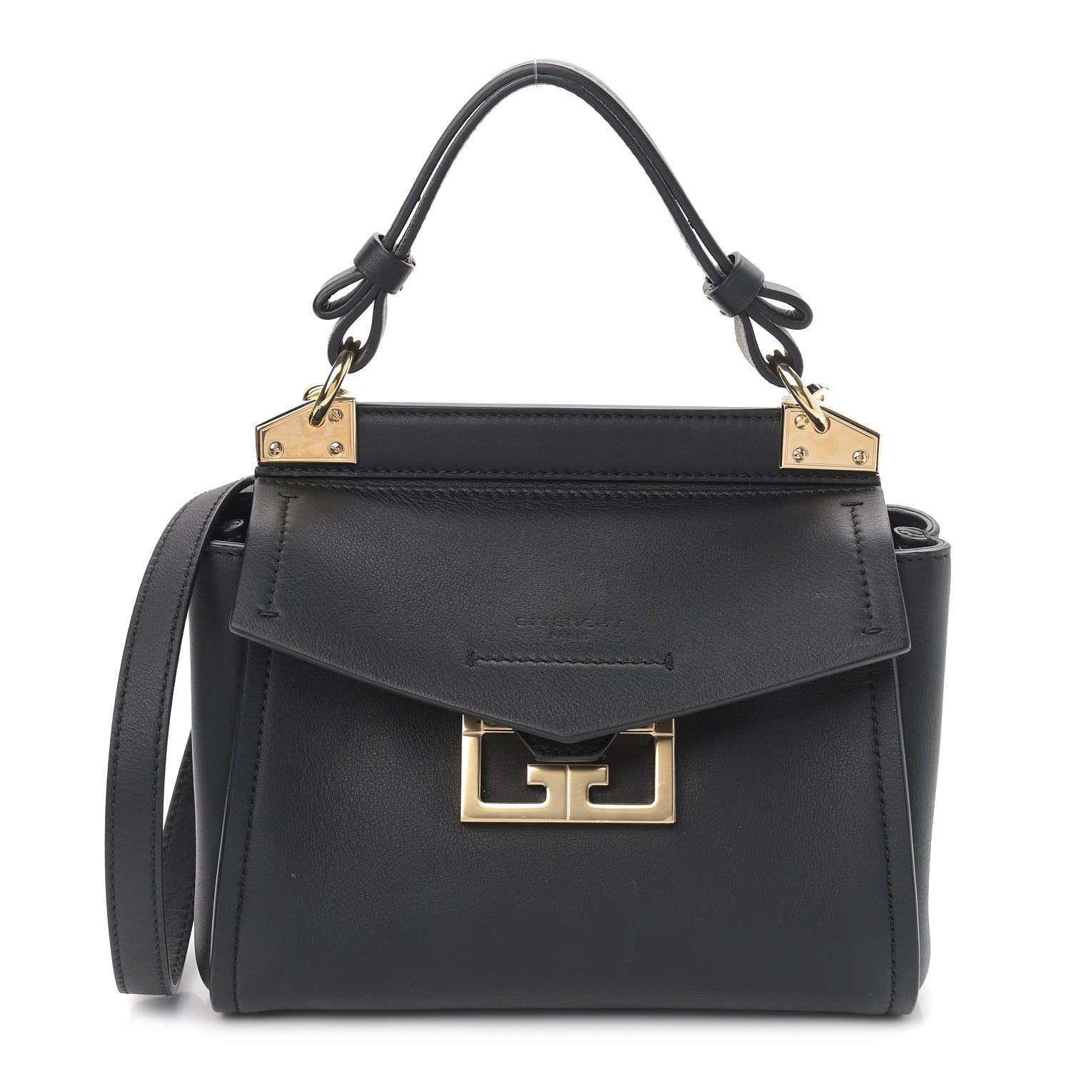 Givenchy Calfskin Mini Mystic Shoulder Bag Black 1 of 8