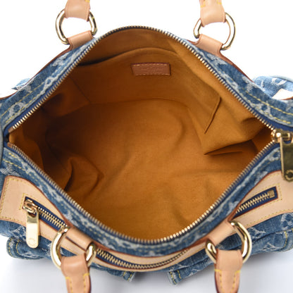 Louis Vuitton Monogram Denim Neo Speedy Blue 5 of 12