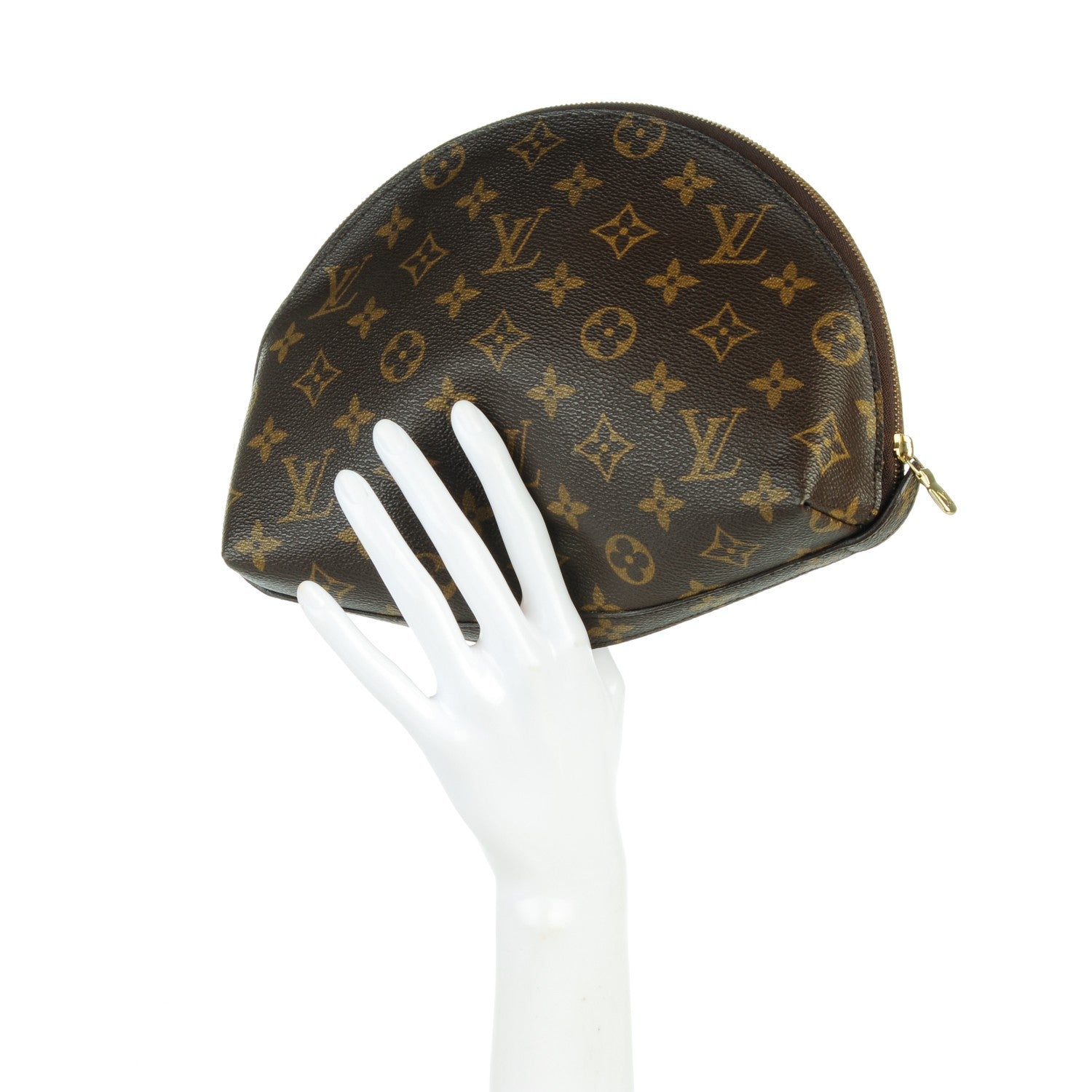 Louis Vuitton Monogram Trousse Demi Ronde 2 of 6