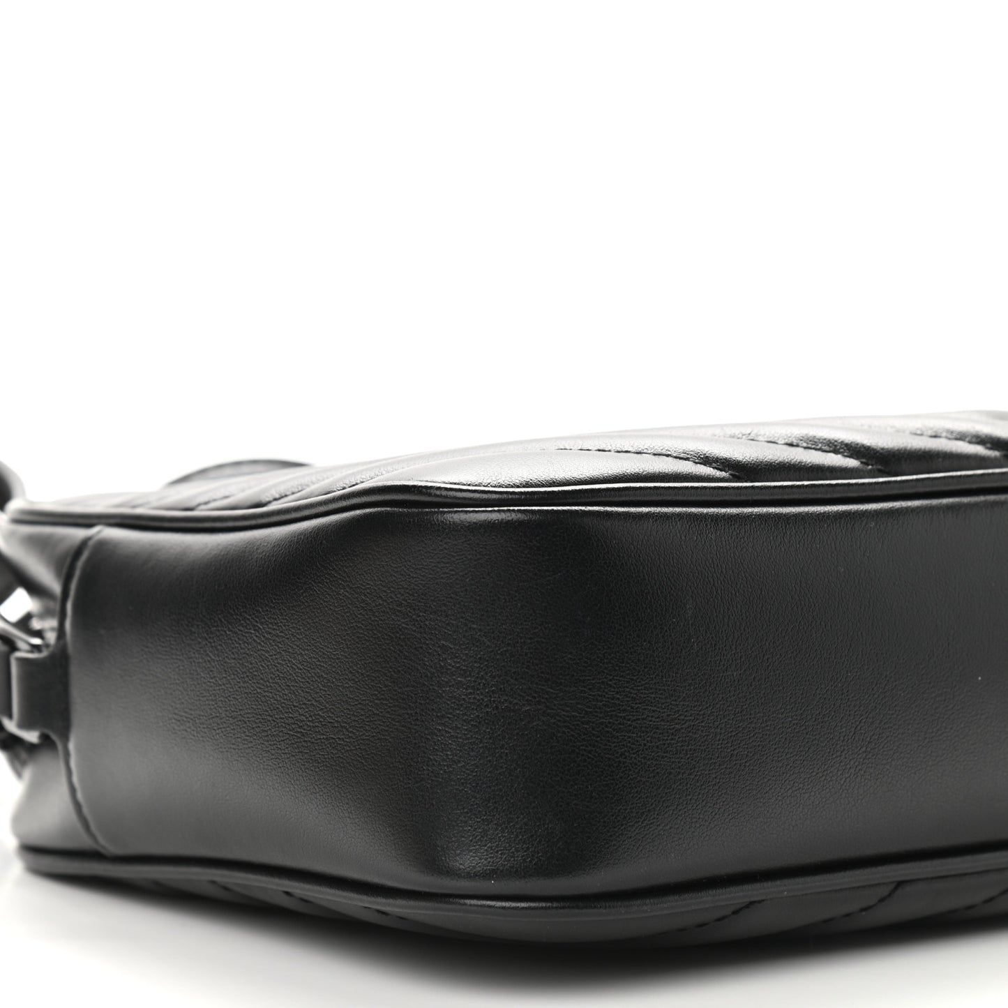 Calfskin Matelasse Monogram Lou Camera Bag Black