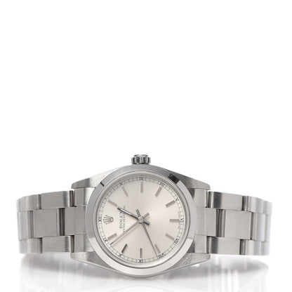 Rolex Stainless Steel 31mm Oyster Perpetual Watch Silver 77080 3 of 8