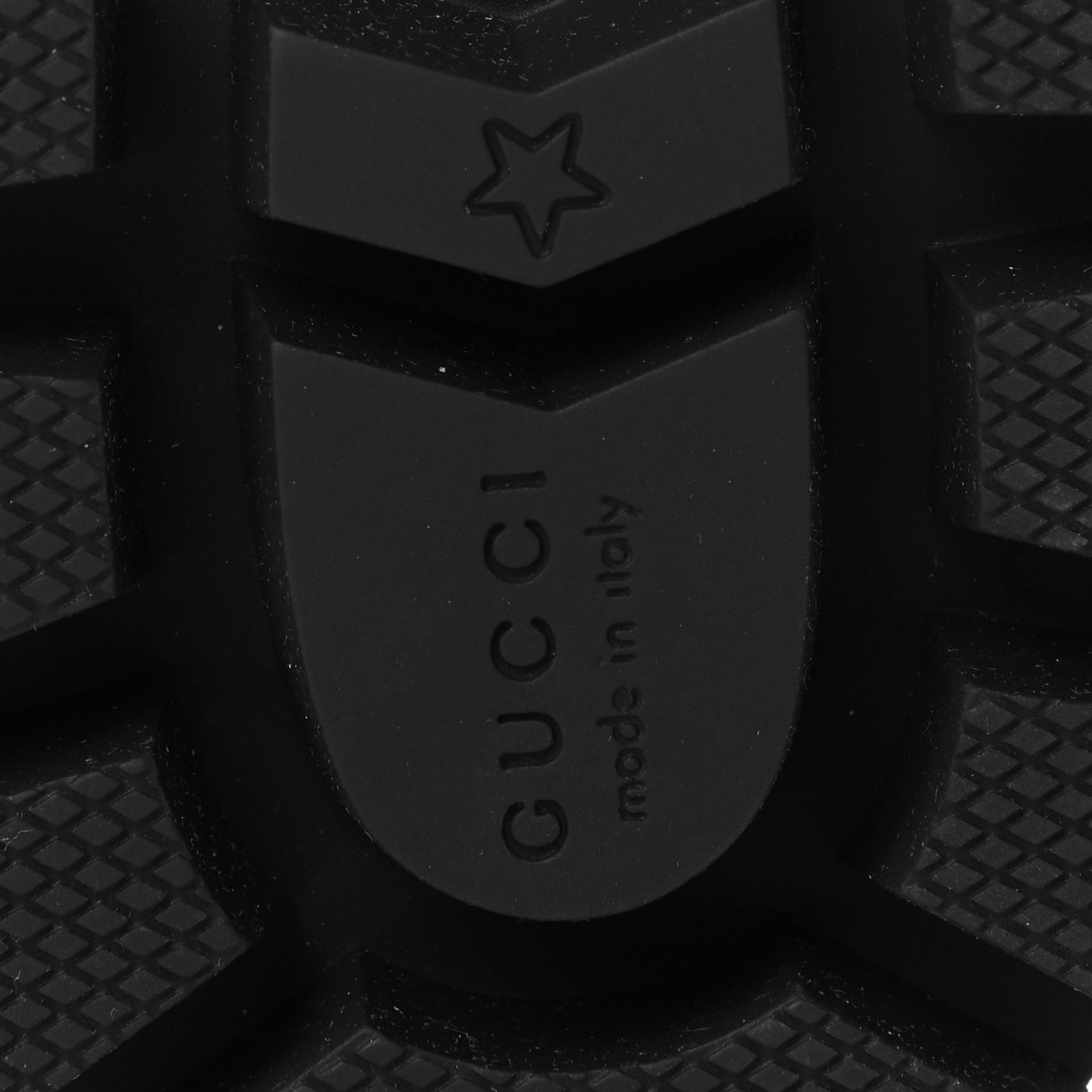 Gucci Nappa Frances GG Matelasse Platform Combat Boots 37.5 Black 6 of 9