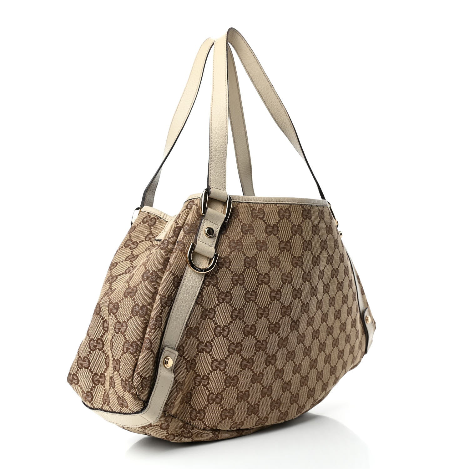 Gucci Monogram Medium Abbey Shoulder Bag Off White 2 of 4