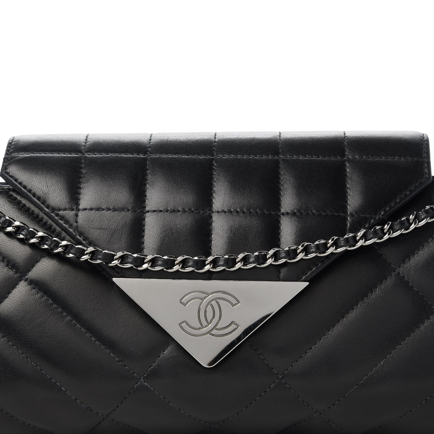 Chanel Lambskin Quilted Accordion Flap Black 10 of 10