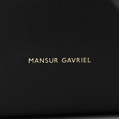 Mansur Gavriel Calfskin Mini Bucket Bag Black Flamma 6 of 10